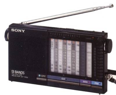 Sony ICF-5100, image from the brochure