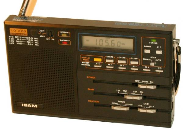 Sangean ATS-801, hier als ISAM